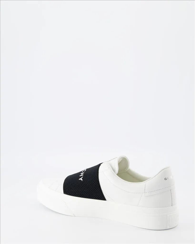 City White and Black Sneakers