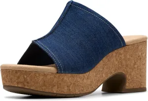 Clarks Women's Nerisa Vine Cork Wedge Sandal