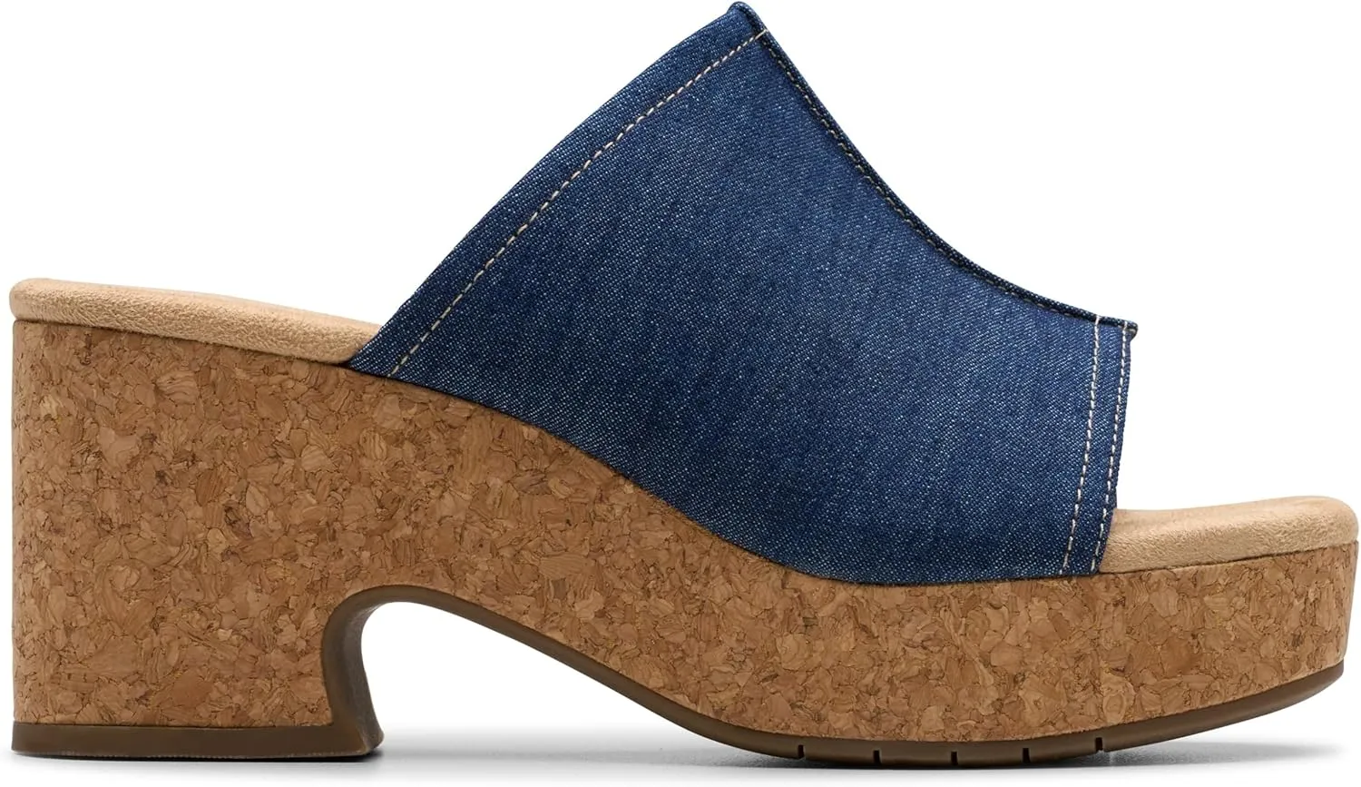 Clarks Women's Nerisa Vine Cork Wedge Sandal