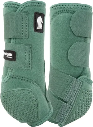 Classic Equine Flexion by Legacy2 Support Boots, Front (Spruce, Medium)