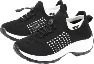 Comfort Wear Orthowear Shoes for Women Orthopedic Shoes Comfortable Walking Sneakers Breathable Non Slip Ortho Stretch Cushion Shoe Lightweight Casual Footwear Water Resistant Mesh Sneakers Outdoor