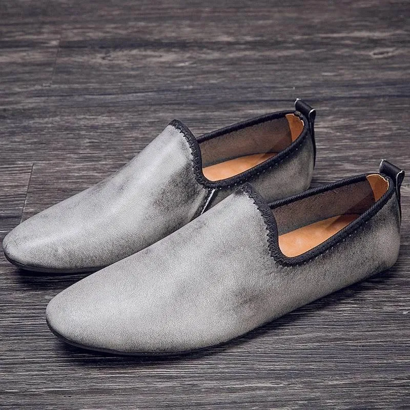 Comfortable Leather Slip-On Shoes for Men