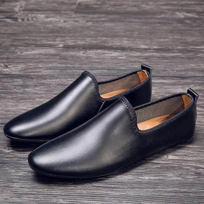 Comfortable Leather Slip-On Shoes for Men