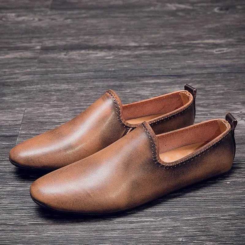 Comfortable Leather Slip-On Shoes for Men