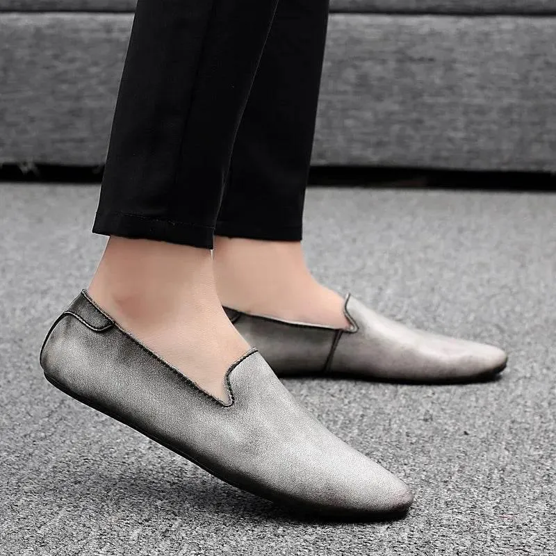 Comfortable Leather Slip-On Shoes for Men