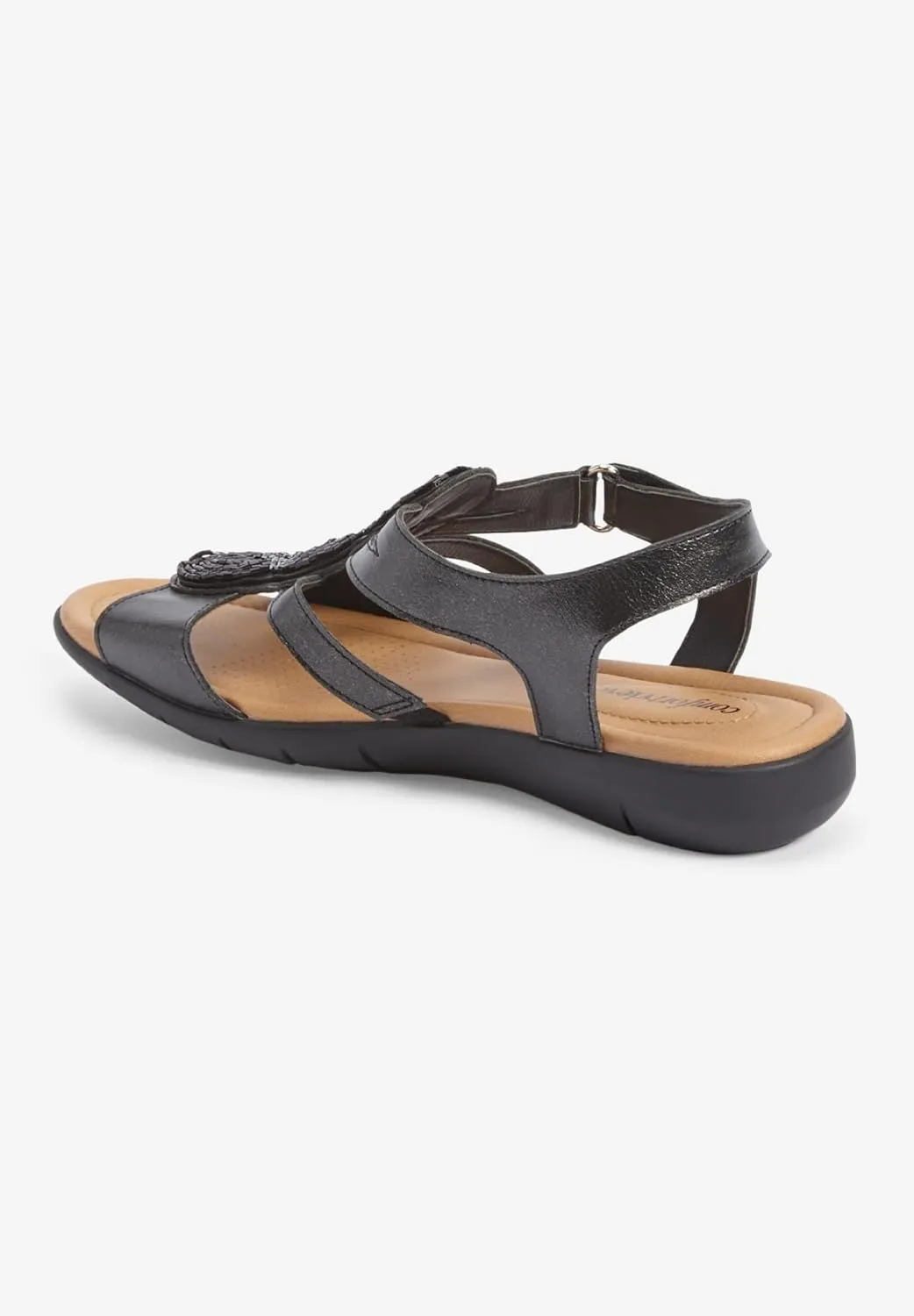 Comfortview Women's The Maylee Sandal (Wide Widths Available)