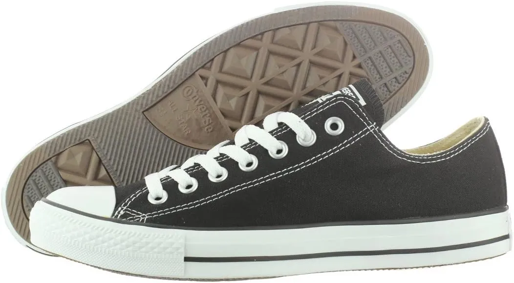 Converse Men's Chuck Taylor Sneakers, Black/White, 12.5 Women/10.5 Men