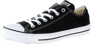 Converse Unisex Chuck Taylor All Star Ox Low Top Sneakers (9.5 Women/7.5 Men, Black)
