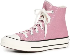 Converse Women's Chuck 70 Sneakers, Pink Aura/Egret/Black, 10.5 Medium US
