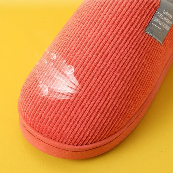 Corduroy Home Slippers