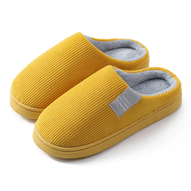 Corduroy Home Slippers