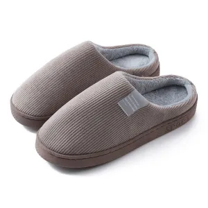 Corduroy Home Slippers