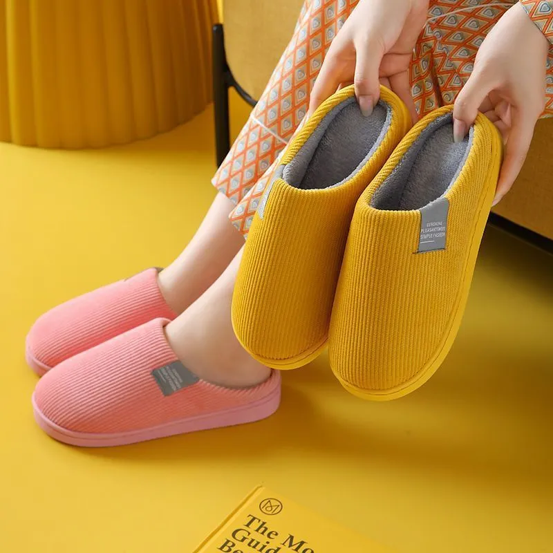 Corduroy Home Slippers