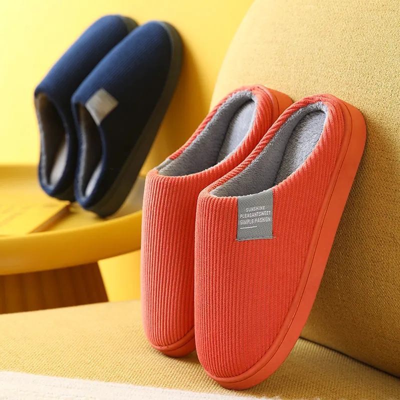 Corduroy Home Slippers