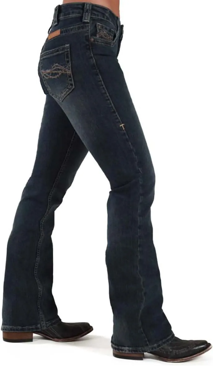 Cowgirl Tuff Women's Dark Wash Don't Fence Me in Jeans Indigo