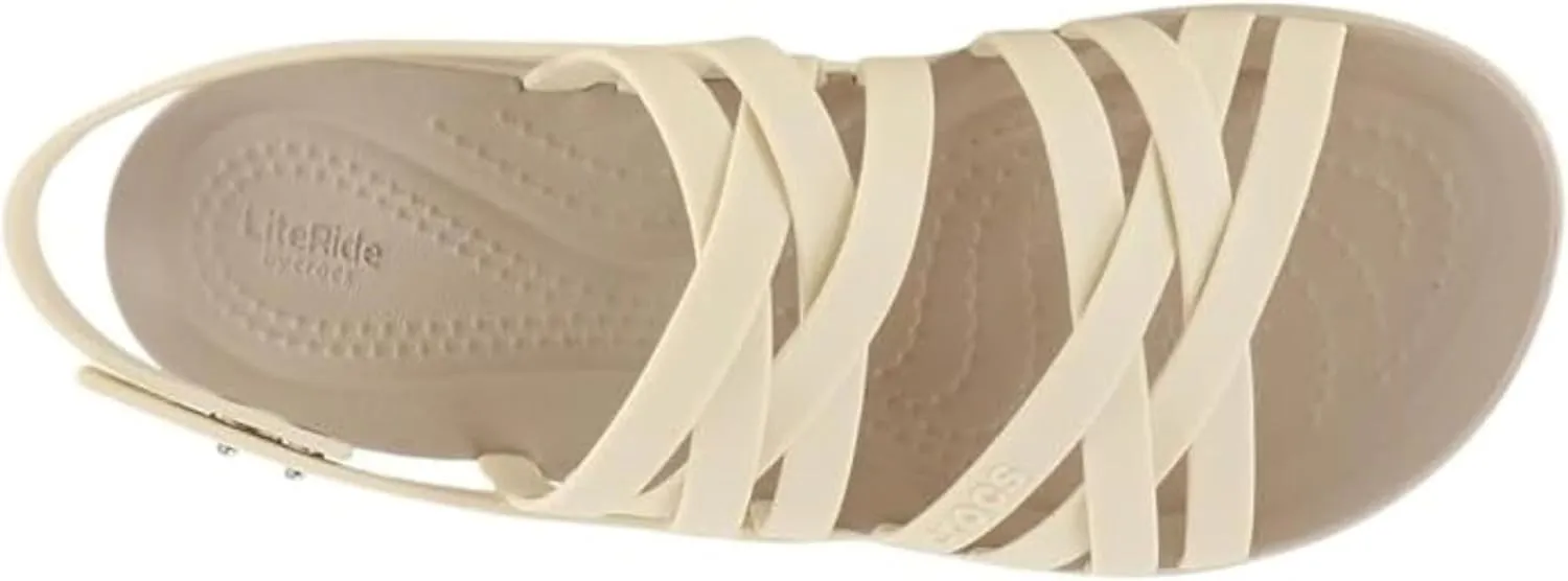 Crocs Women's Brooklyn Strappy Low Wedge Sandal