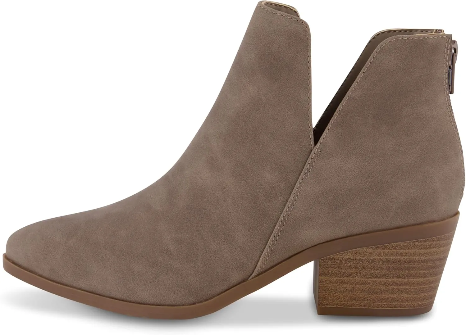 CUSHIONAIRE Women's Elodie Ankle Boot  Memory Foam, Wide Widths Available