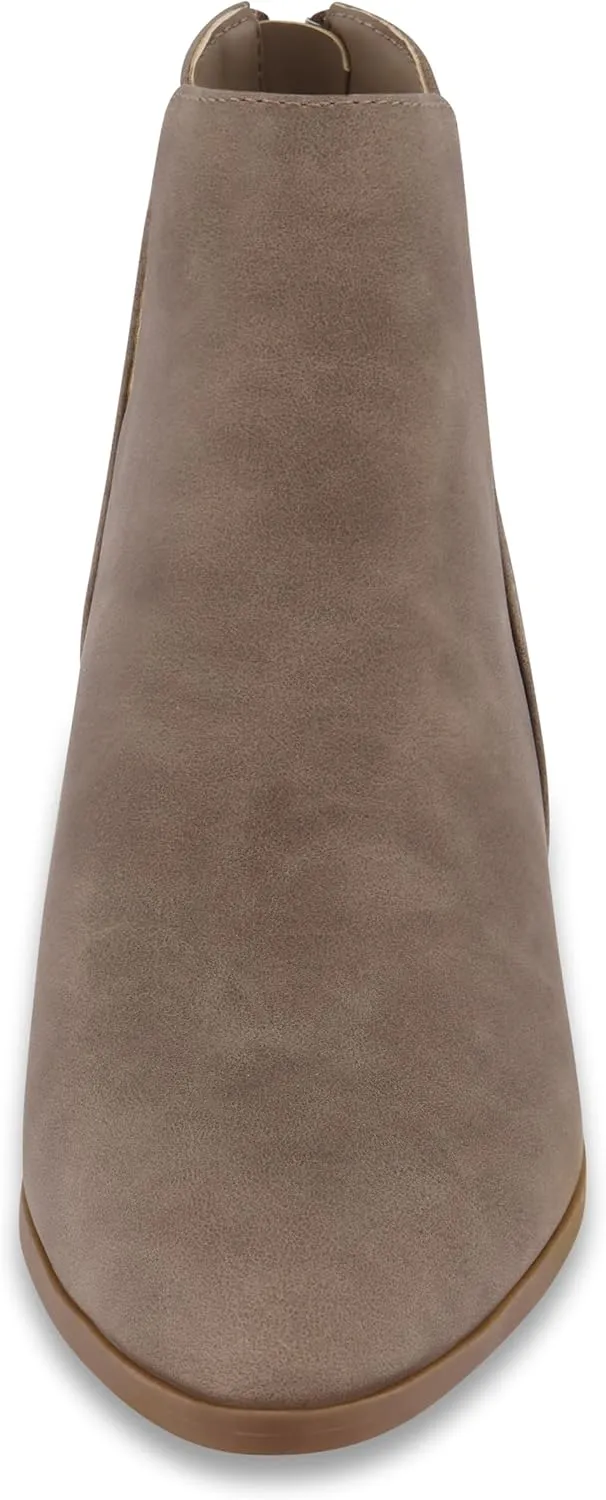 CUSHIONAIRE Women's Elodie Ankle Boot  Memory Foam, Wide Widths Available