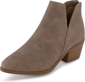 CUSHIONAIRE Women's Elodie Ankle Boot  Memory Foam, Wide Widths Available