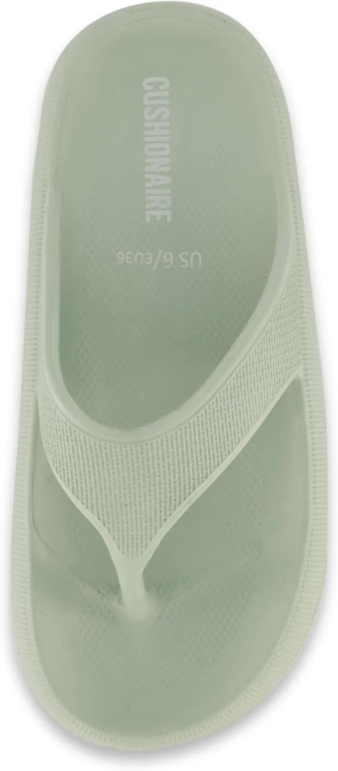 CUSHIONAIRE Women's Fling recovery cloud pool slides sandal with  Comfort