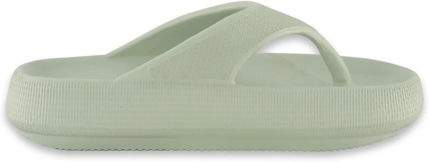 CUSHIONAIRE Women's Fling recovery cloud pool slides sandal with  Comfort