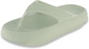 CUSHIONAIRE Women's Fling recovery cloud pool slides sandal with  Comfort