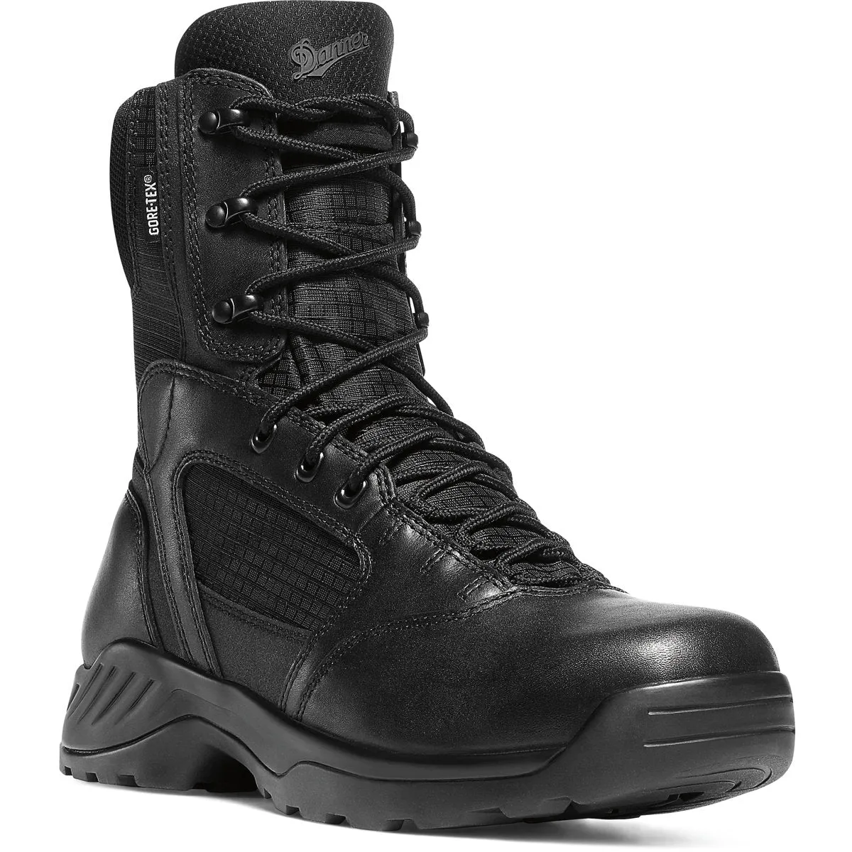 Danner Kinetic Side-Zip 8" Black Boots