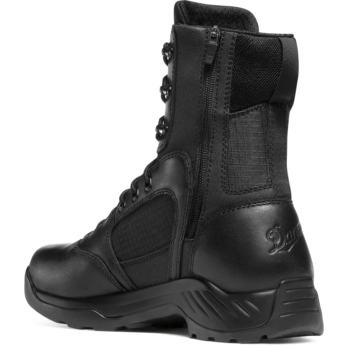 Danner Kinetic Side-Zip 8" Black Boots