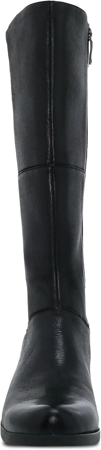 Dansko Celestine Super Stylish Tall Shaft Boot - Premium Leather and Rubber Outsole for Long-Lasting Wear Natural Arch and Memory Foam Footbed for Added Support