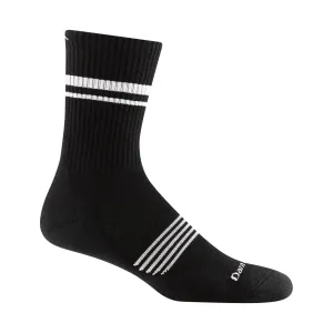 Darn Tough Vermont Men's Element Micro Crew Lightweight Running Sock - Black
