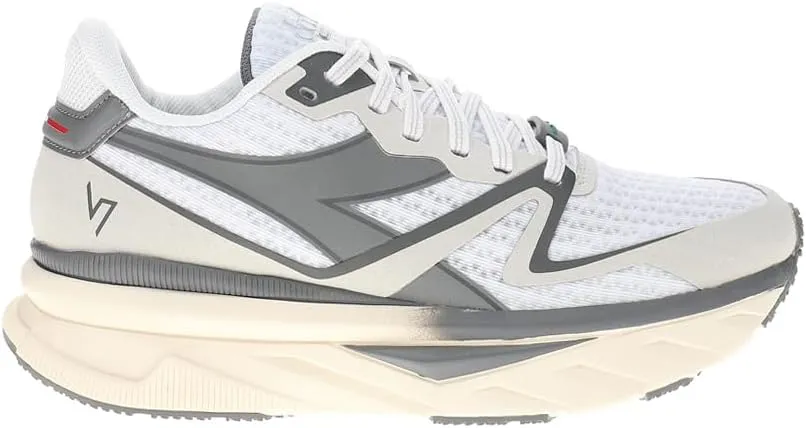 Diadora Mens Atomo V7000 Running Sneakers Shoes - Grey, White - Size 10.5 M