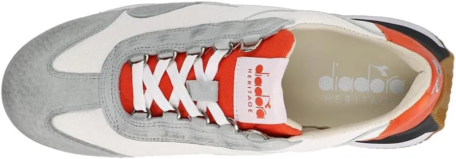 Diadora Mens Equipe Mad Lace Up Sneakers Shoes Casual - White