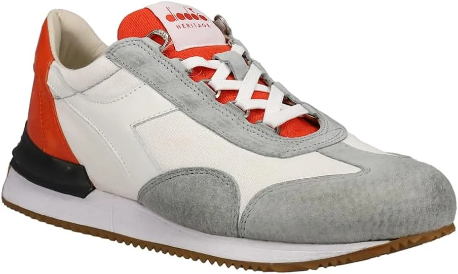 Diadora Mens Equipe Mad Lace Up Sneakers Shoes Casual - White