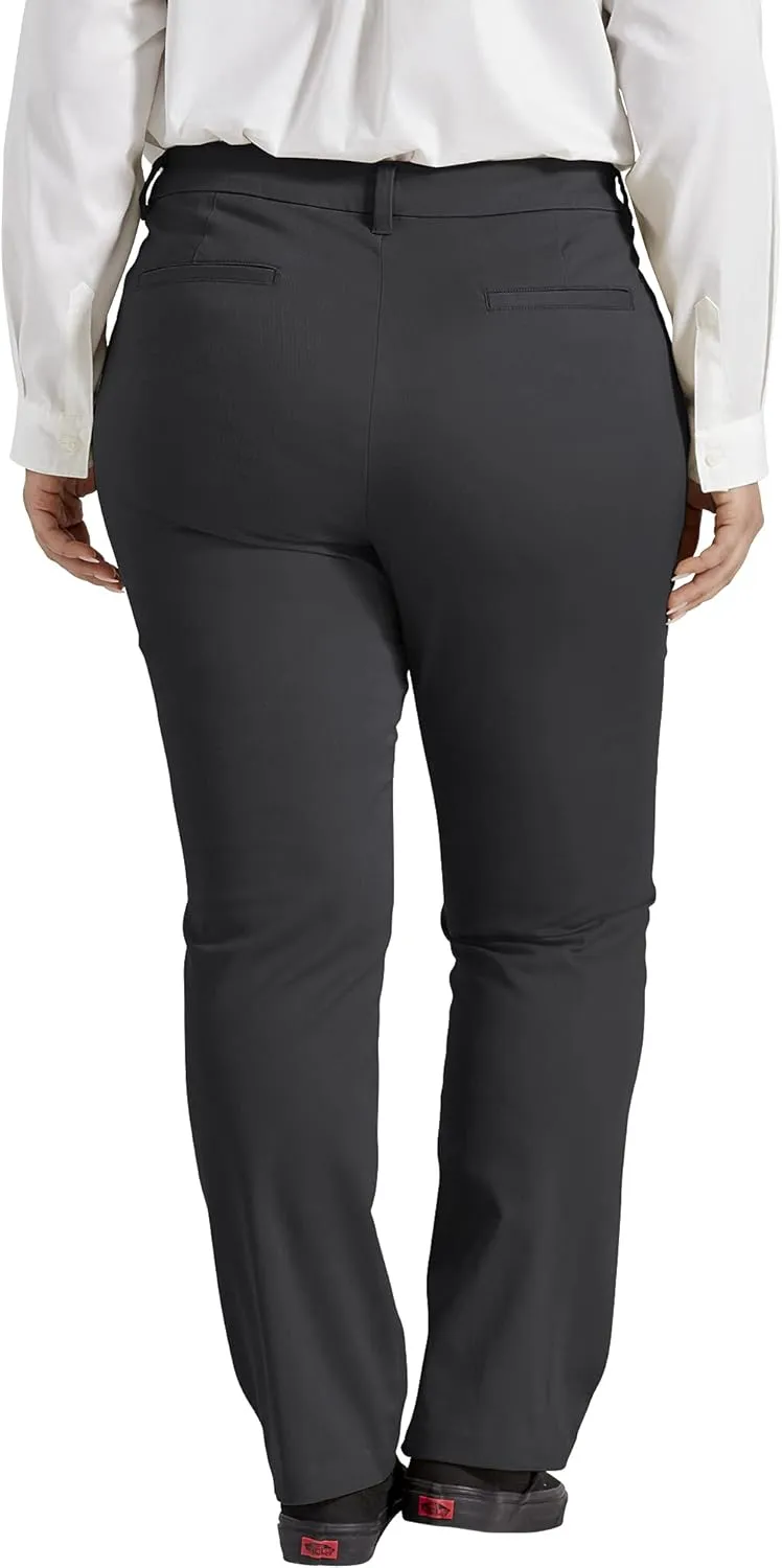 Dickies Women's Size Perfect Shape Bootcut Twill Pant-Plus