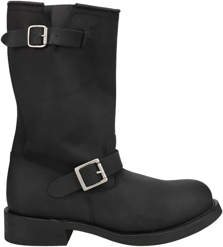 Dingo Boots Mens Rob Pull On Boots Mid Calf - Black - Size 10 D