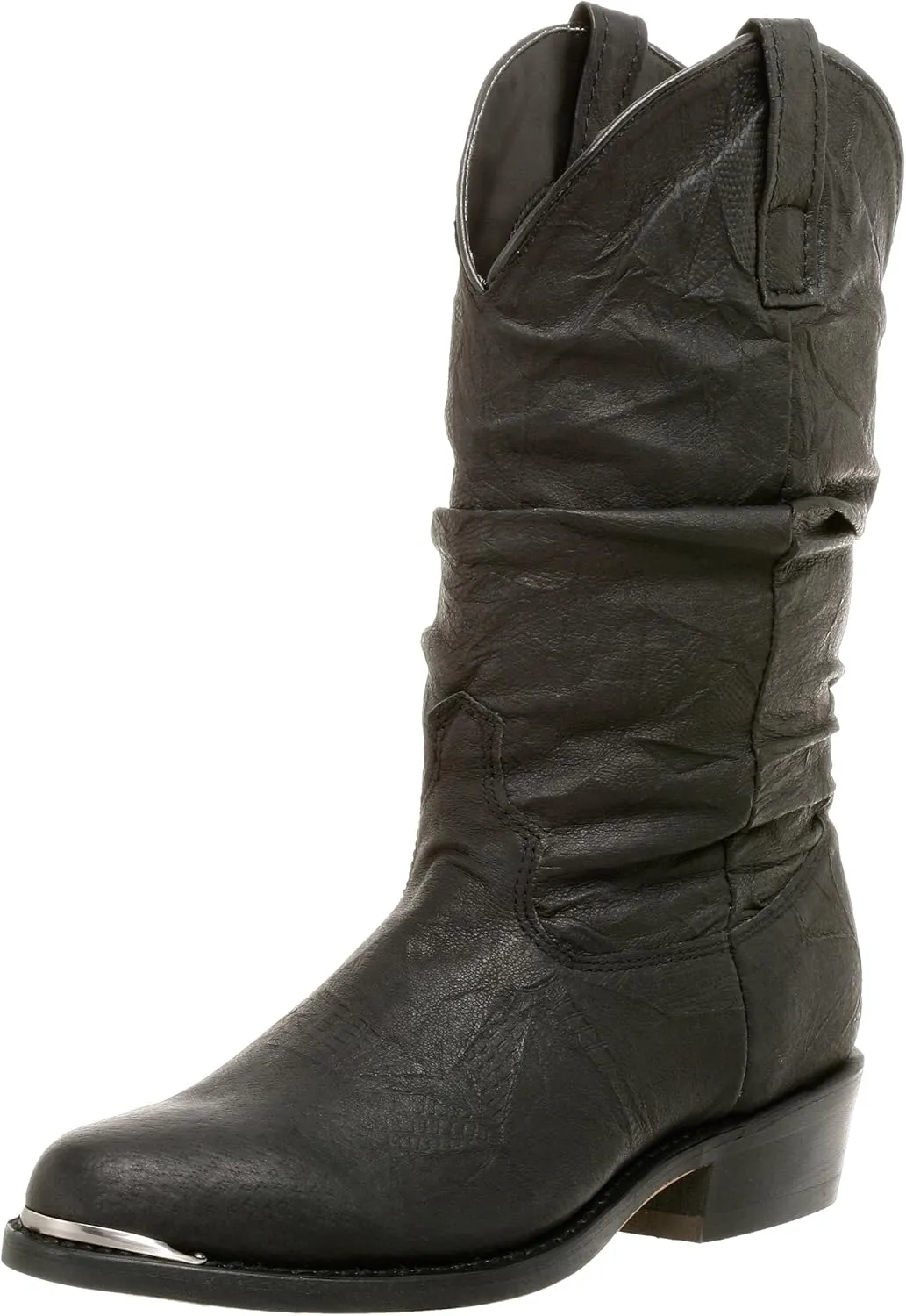 Dingo Mens Amsterdam Round Toe Casual Boots Mid Calf - Black