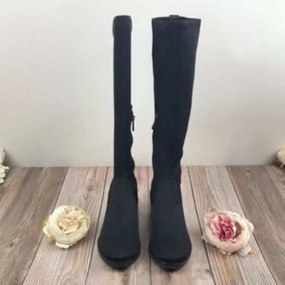 Donald Pliner Black Leather Boots 7.5M