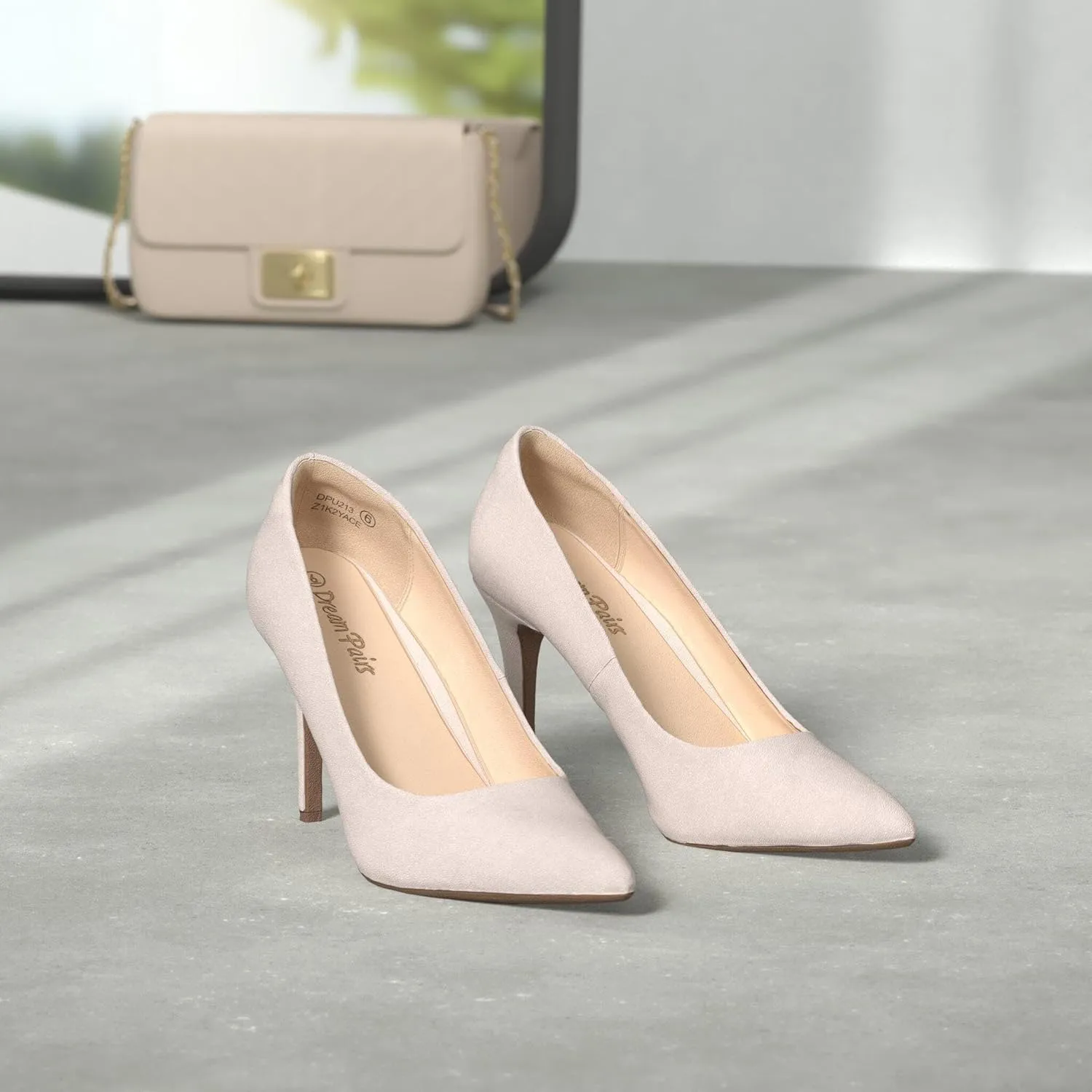DREAM PAIRS Women's High Stiletto Heels Pointed Toe Pumps Shoes