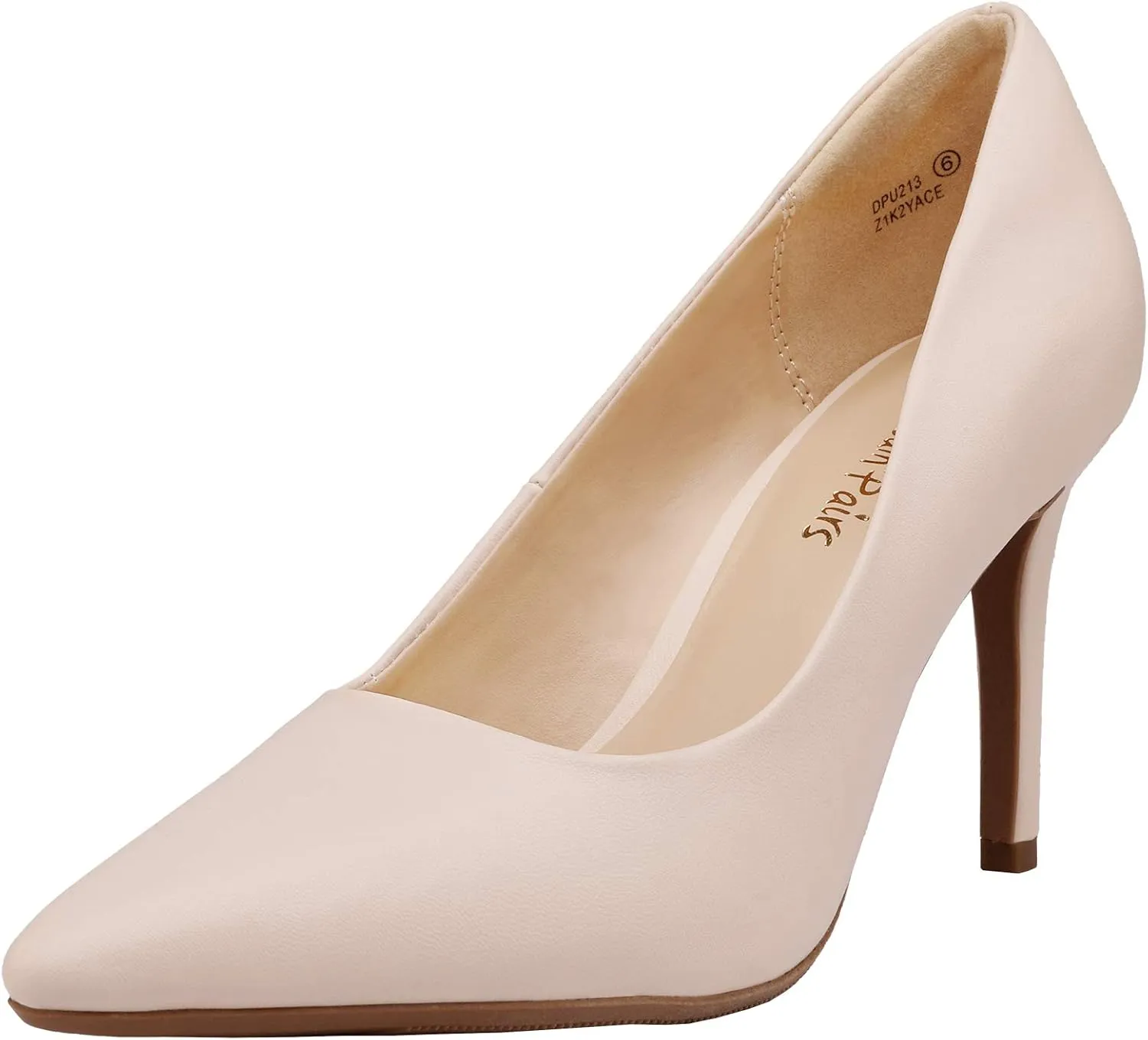 DREAM PAIRS Women's High Stiletto Heels Pointed Toe Pumps Shoes
