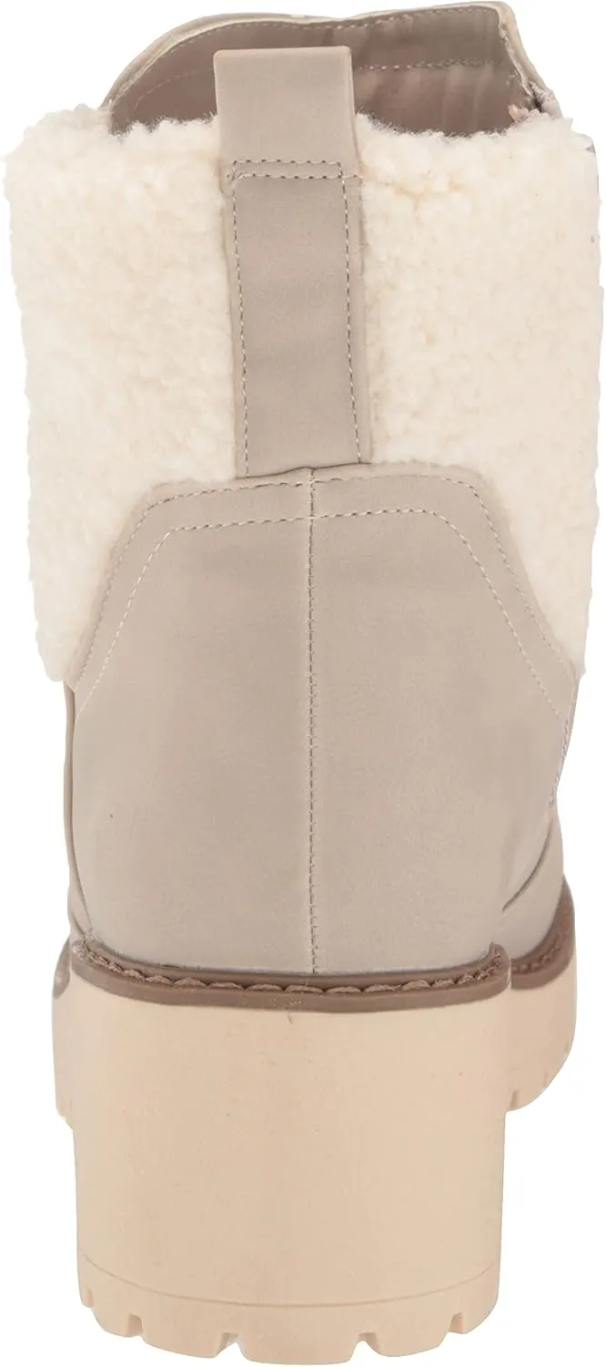 DV Dolce Vita Girl's Fuzzy Ankle Boot