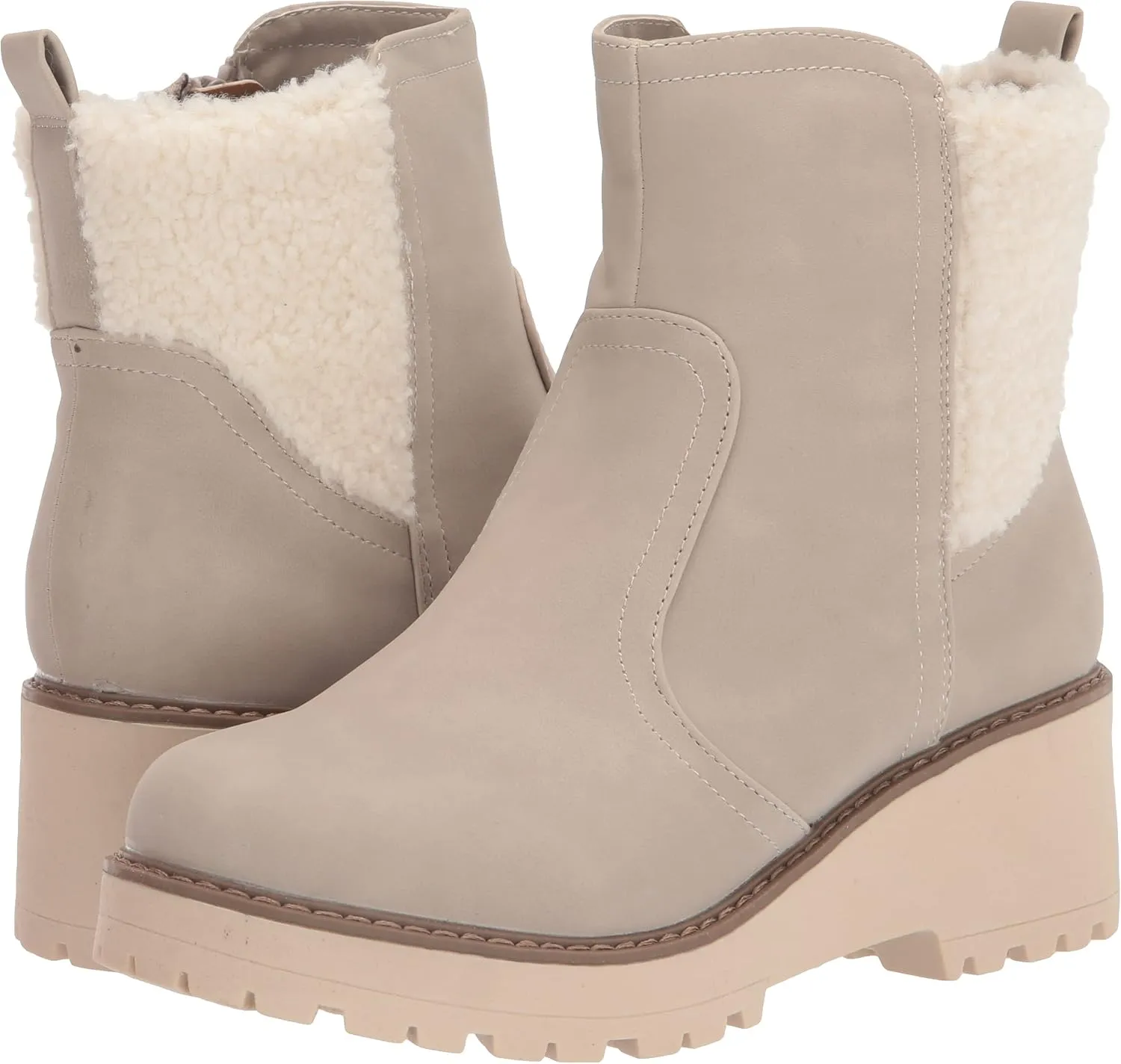DV Dolce Vita Girl's Fuzzy Ankle Boot