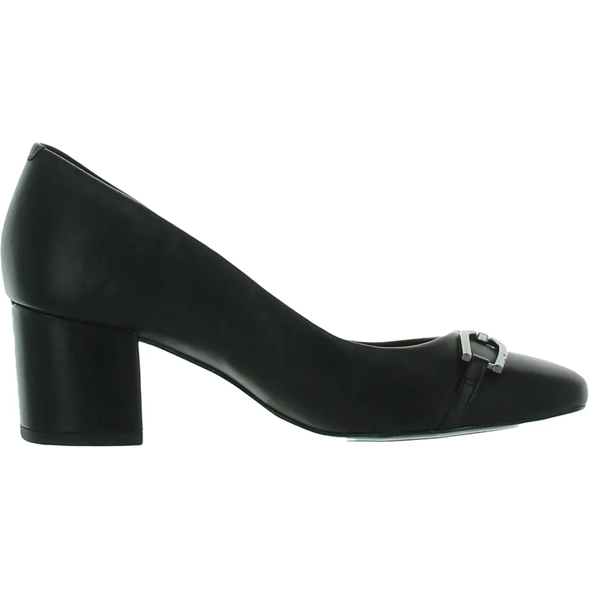 Easy Spirit Womens Carlla Leather Slip On Pumps