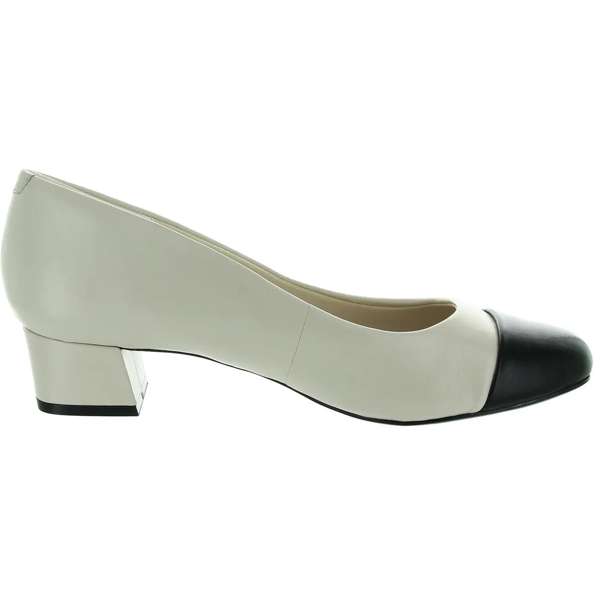 Easy Spirit Womens Faux Leather Slip On Pumps