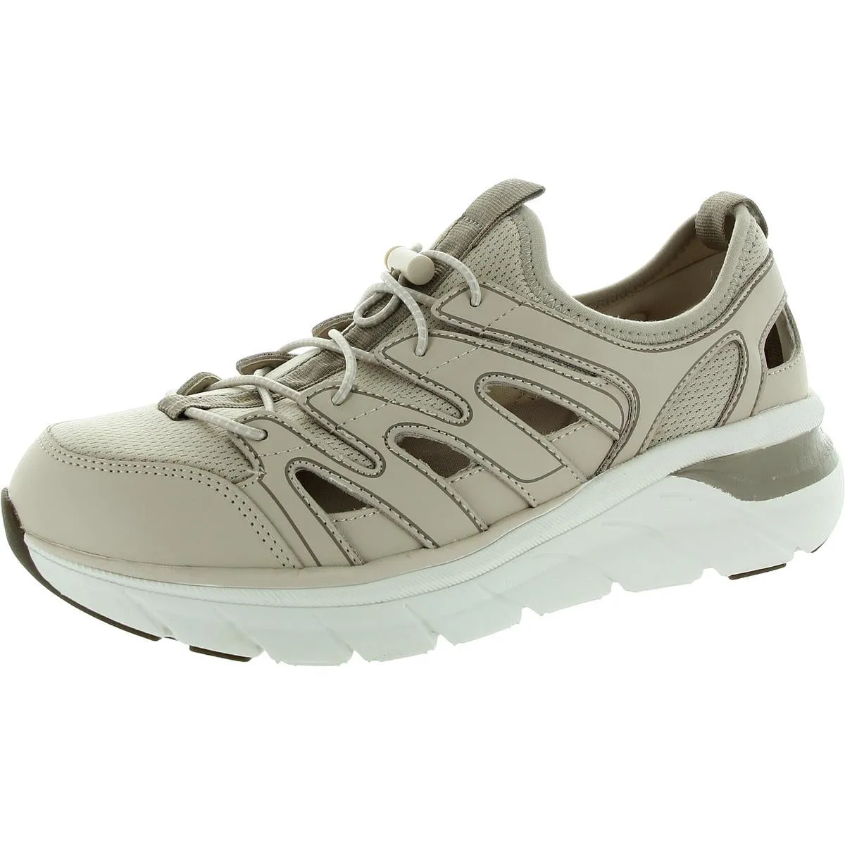 Easy Spirit Womens Lace-Up  Slip-On Sneakers