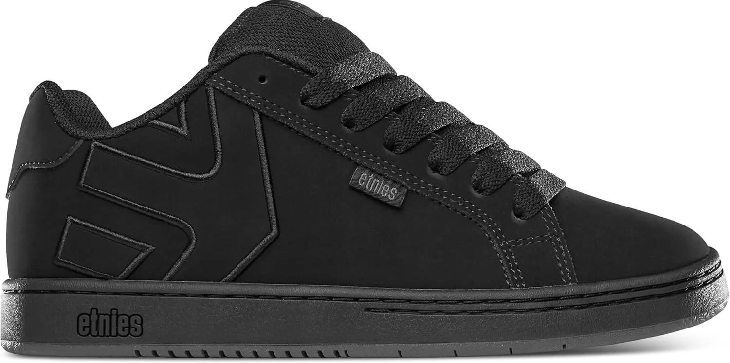 Etnies Men's Low-Top Sneakers Skate Shoe, Black Raw, 8.5