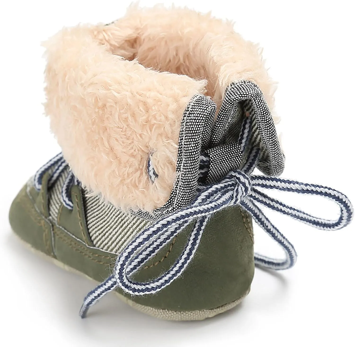 Faux Baby Boots Baby Booties Newborn Girl Boy Shoes Infant Winter Warm Boots Rubber Sole Slip Prewalker Boots Armadillo Cowboy Boots