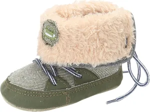 Faux Baby Boots Baby Booties Newborn Girl Boy Shoes Infant Winter Warm Boots Rubber Sole Slip Prewalker Boots Armadillo Cowboy Boots