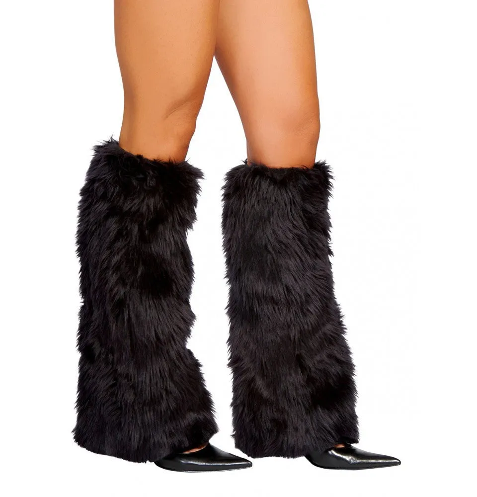 Faux Furry Leg Warmer Boot Covers