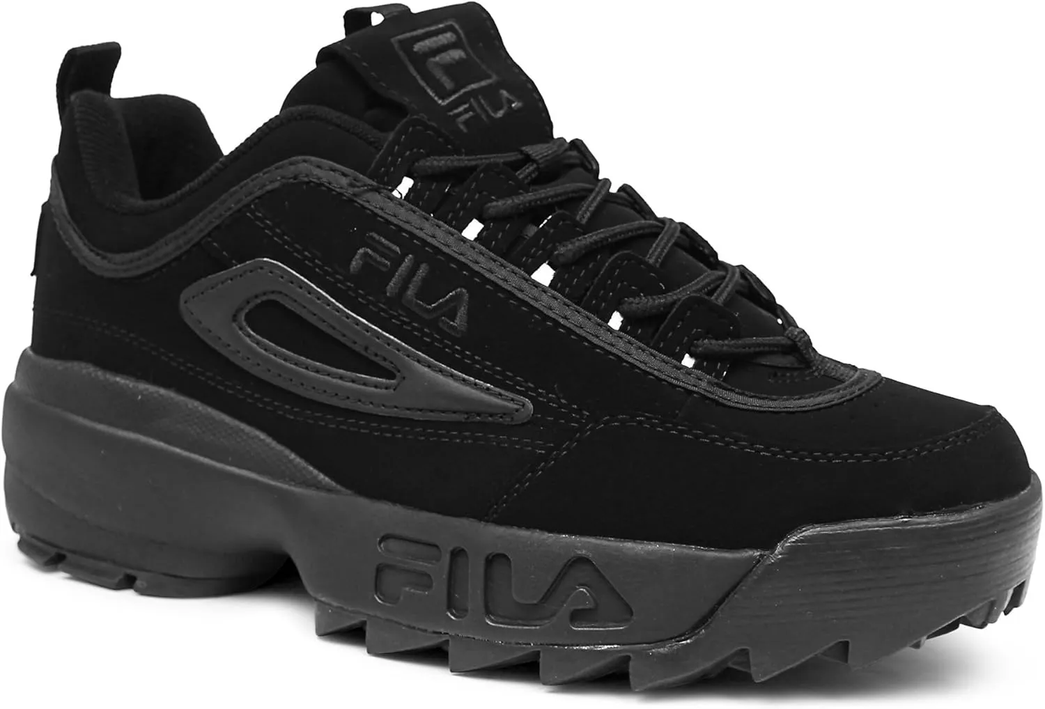 Fila Men's Disruptor II Running Sneakers Black 14 M
