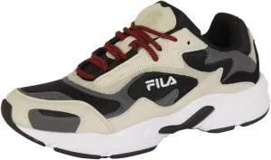 Fila Men's Luminance Black/Castlerock/Gardenia Sneakers Shoes